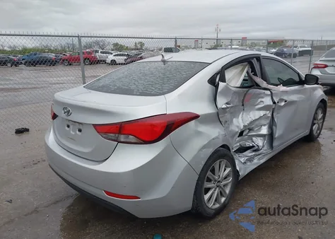2014 Hyundai Elantra Se из США, поврежденный, VIN KMHDH4AE5EU040386